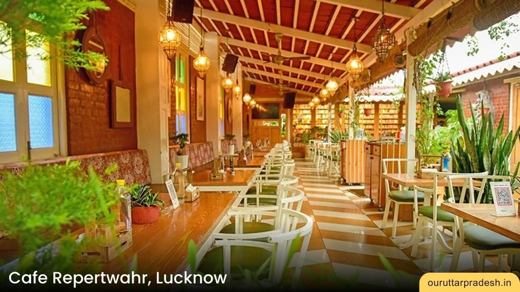 4. Cafe Repertwahr, Lucknow