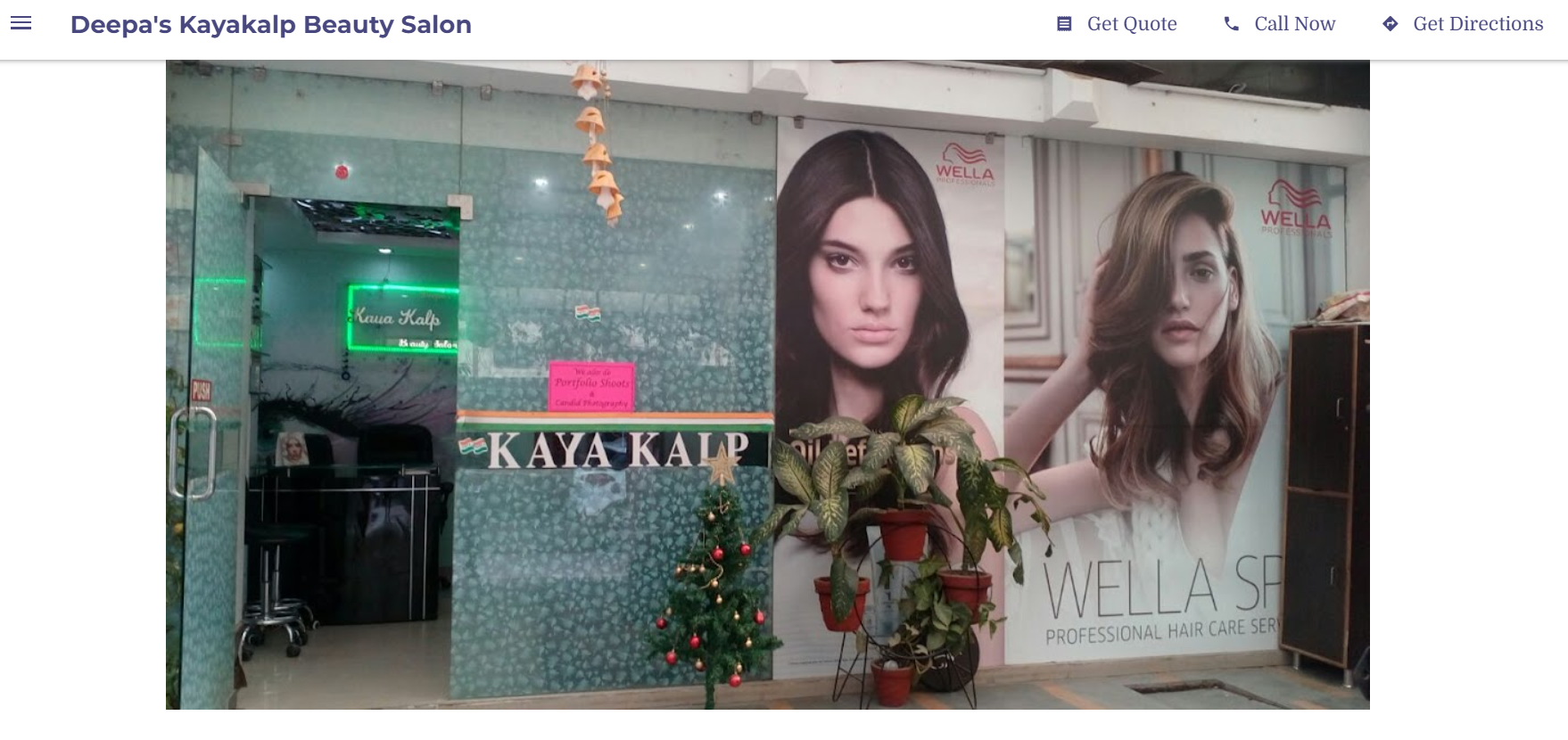 Deepa’s Kayakalp Beauty Salon Kanpur