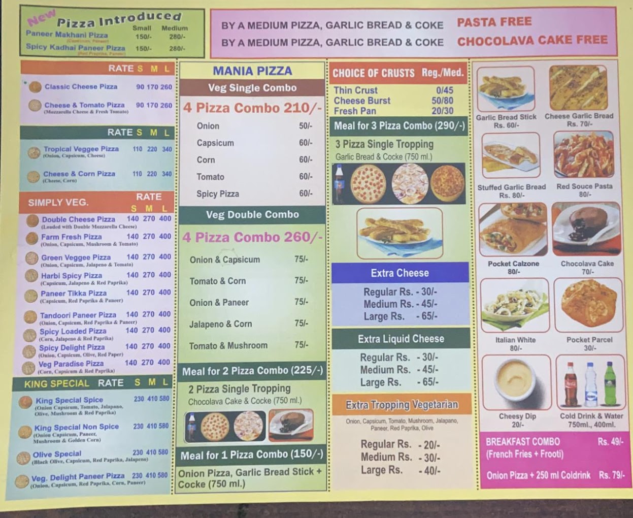 New Pizza Of Kings Kanpur